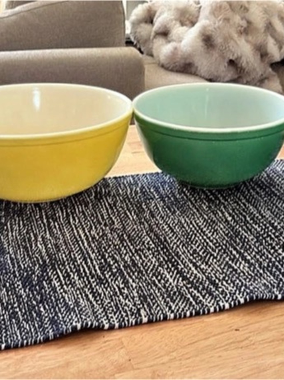 Vintage Pyrex primary colors 400 Series Nesting Mixing Bowl Set